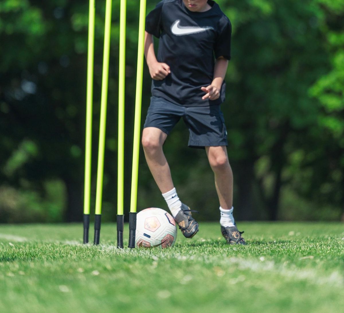 Technical dribbling practice