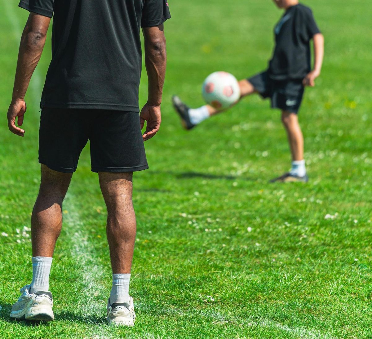 One-to-one football coaching